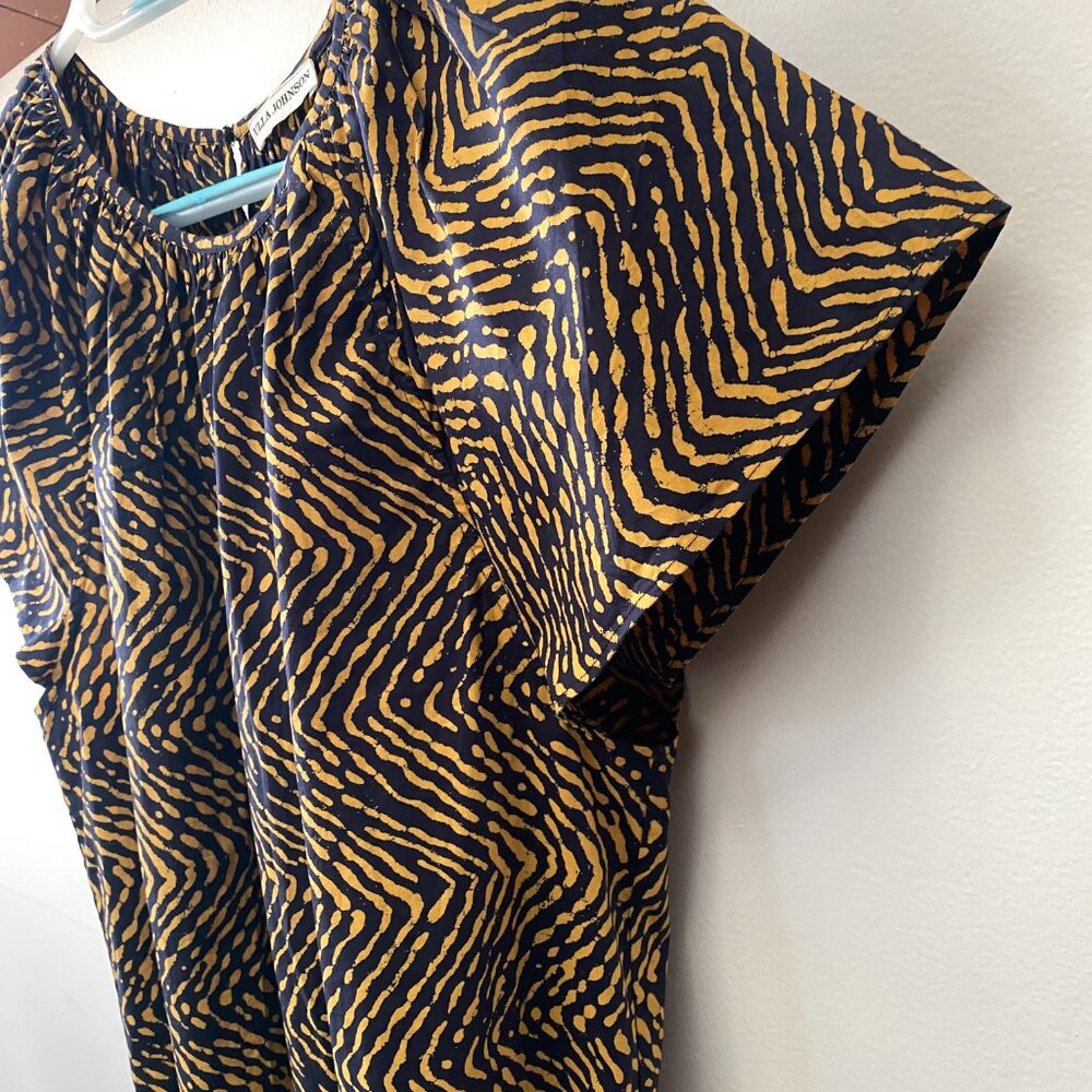 Ulla Johnson Black and Gold Blouse - Picture 5 of 6